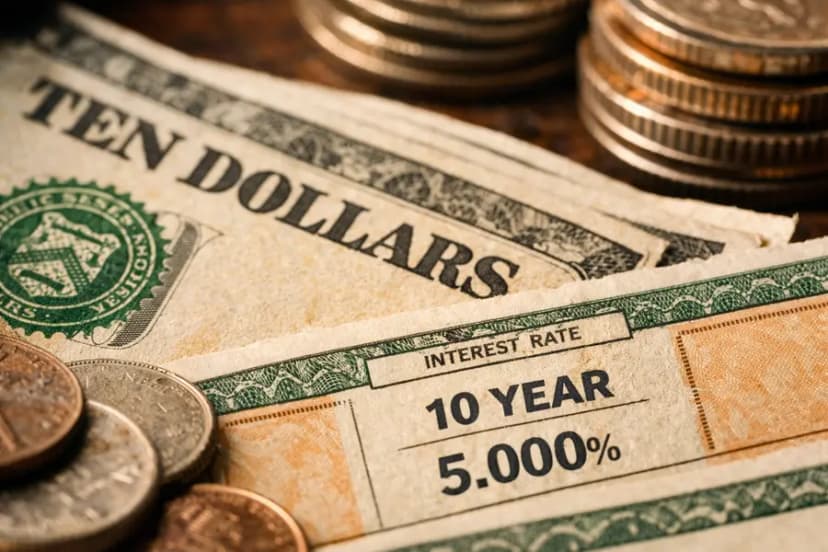 10, Year Treasury Yield Cracks 5% on Fed Hike