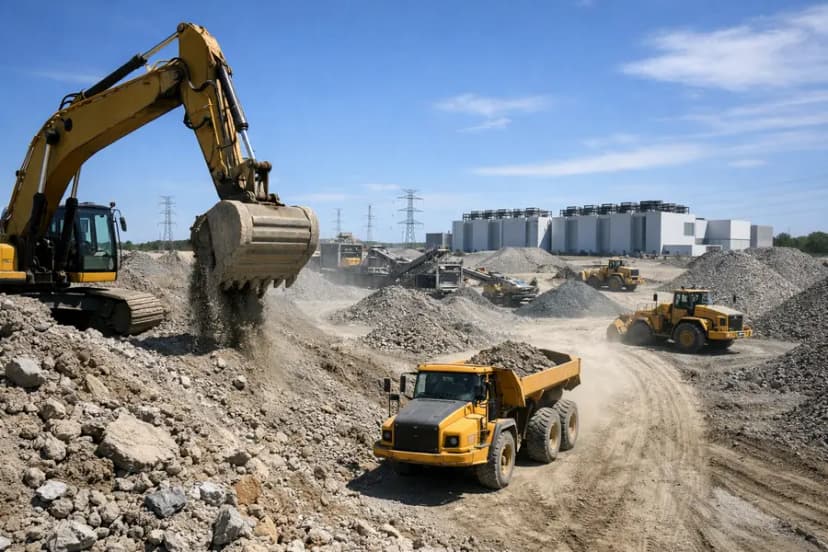 Caterpillar Leads Dow on AI Infrastructure Surge