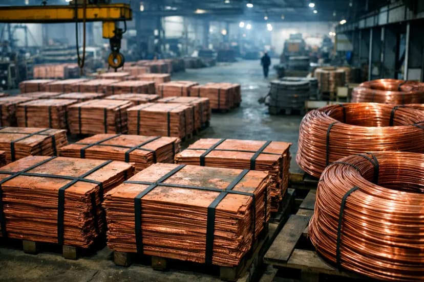 Copper Hits Record $5.45 on LME Drain, China Export Ban