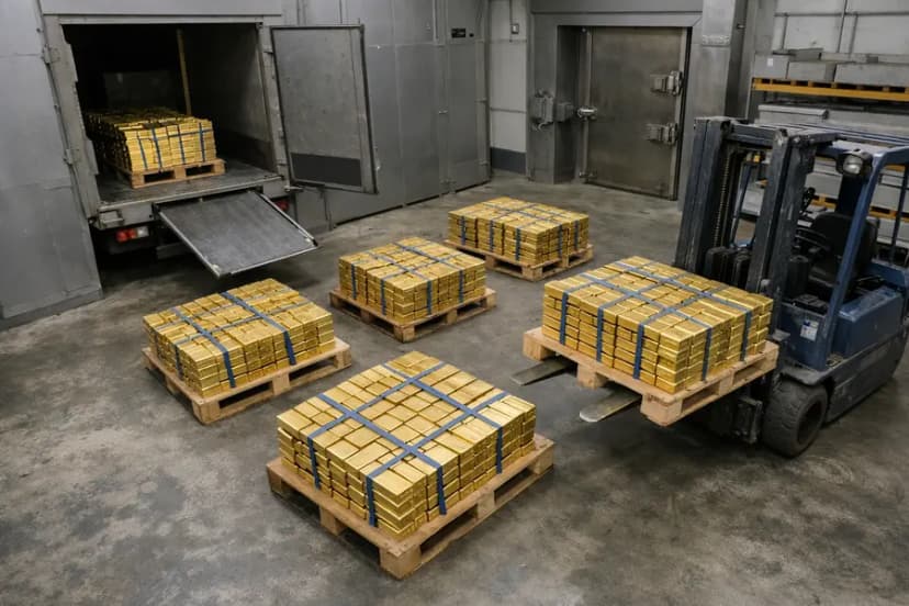 Netherlands Repatriates 86 Tons of Gold to U.K. Vaults