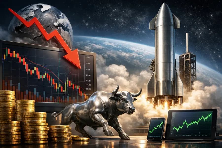 SpaceX SPCX: $1.2T Market Cap Drop, Analysts Stay Bullish